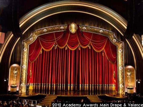 Grand Drape created by Rosebrand for 2012 Academy Awards ♥♥ Art Deco Theater, Theatre Stage ...