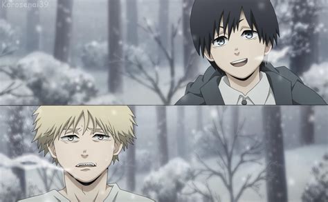 Chainsaw Man Snowball Fight