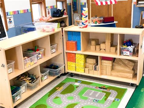 Centers | Preschool room layout, Preschool classroom setup, Block ...