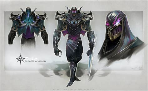 Zed The Master Of Shadows | Video Games Artwork | Champions league of ...