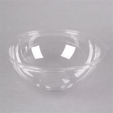 Fineline 5160-CL Super Bowl 160 oz. Clear PET Plastic Bowl - 25/Case