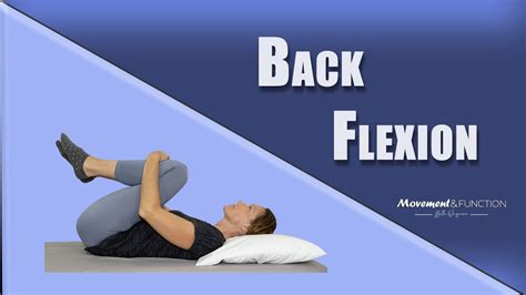 Lumbar Flexion Exercises | Back Pain, Sciatica, Stenosis | Knee to Chest & more - YouTube