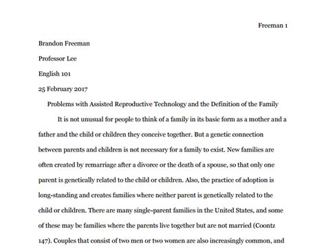 MLA Document Formatting | English Composition I