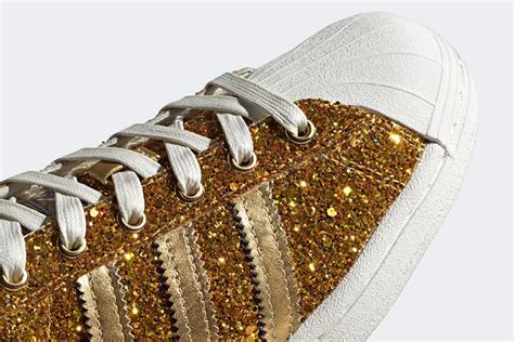 Glittery Gold adidas Superstars Feature 24-Karat Magic - Sneaker Freaker