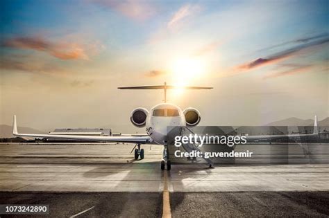 Private Jet On Airport Runway High-Res Stock Photo - Getty Images