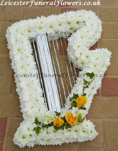 Harp-Funeral-Tribute-Leicester - Funeral Flowers Leicester