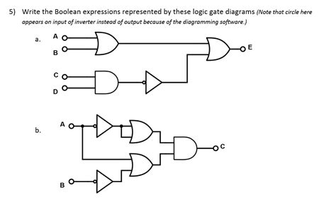 Logic Gates Circuit Diagram Questions