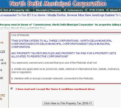 MCD Property Tax Payment Online, MCD Property Tax Delhi 2017-18 |Online ...