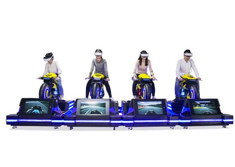 بازیکنان چندگانه Motion Simulator Ride، Black 1500w Electric Racing VR Motion Ride