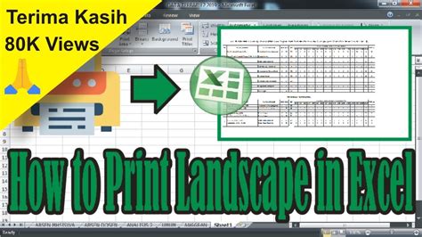 How to Print Landscape in Excel • #SimpleNewsVideo - YouTube