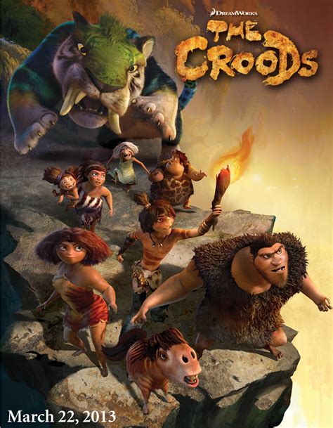 Poster Art for DreamWorks CGI Animated Movie THE CROODS — GeekTyrant