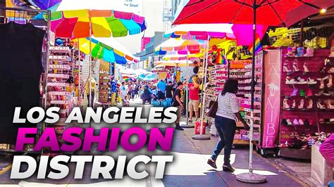 Walking Los Angeles : Santee Alley & Fashion District - YouTube