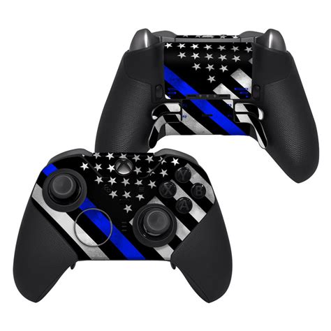 Thin Blue Line Hero Xbox Elite Controller Series 2 Skin | iStyles