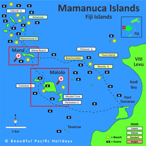 Mamanuca Islands | Map of Mamanuca Islands | South Pacific Islands ...