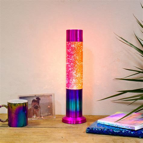 Rainbow Glitter Lava Lamp | FIREBOX®