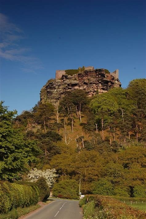 Road to Beeston Castle Beeston Castle is built on a rocky summit 350 ...