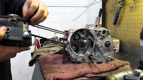 110cc pit bike engine teardown & rebuild pt3 - YouTube