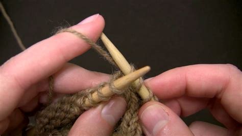 Knit Stitch - Continental Style