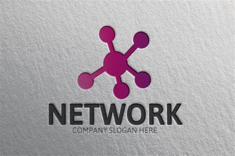 Network Logo by josuf on Creative Market Networking Companies, Logo Branding, ? Logo, Company ...