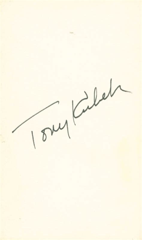 Tony Kubek - Autograph Circa 1973 | HistoryForSale Item 114052