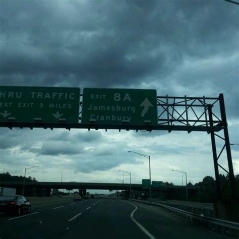 NJ Turnpike Exit 8A - Road in South Brunswick