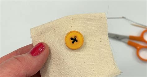 How To Sew on a Button | Simple Hand Sewing Method | Upstyle