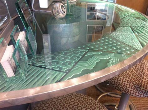 custom glass table tops - Sans Soucie Art Glass