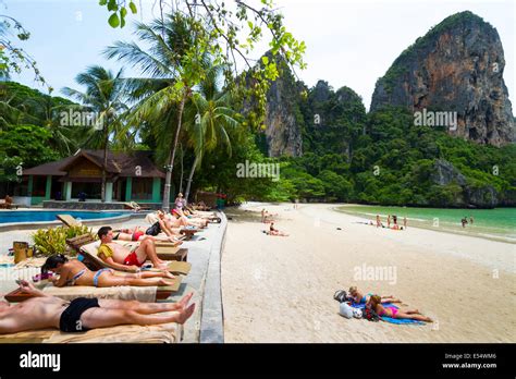 Railay Bay Resort & Spa hotel. Railay West Beach. Railay. Krabi province, Thailand, Asia Stock ...