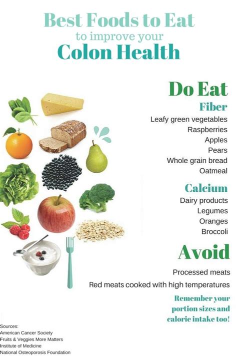 Infographic: Best foods to improve your colon health | health enews