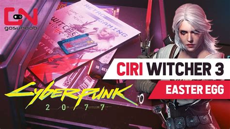 Cyberpunk 2077 Ciri Witcher 3 Easter Egg - YouTube