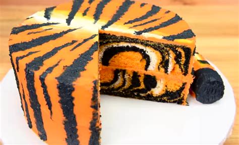 Tiger cake, Zebra cake, Animal cakes