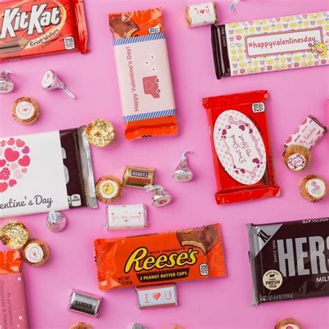 Give your favorite Hershey's candy a unique look with Avery labels and free Valentine's Day ...