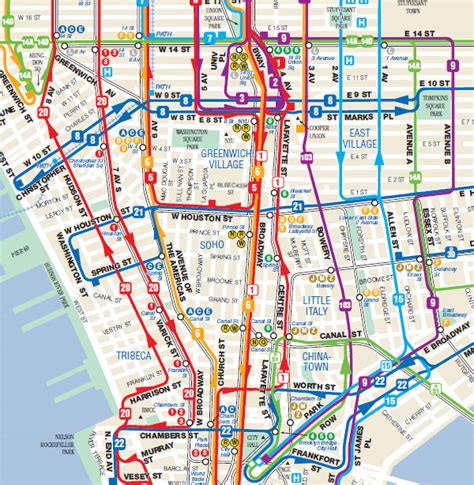 City of New York : New York Map | MTA Bus Map