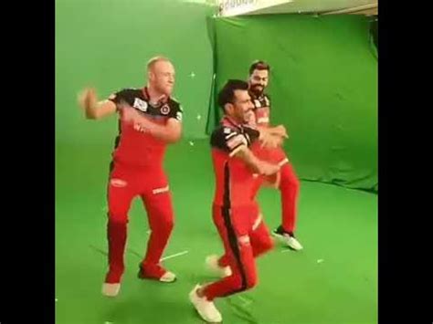 RCB Virat Kohli, AB de Villiers, Y Chahal dancing videos - YouTube