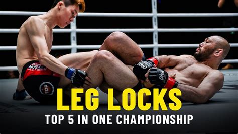 Top 5 Leg Lock Finishes In ONE Championship - YouTube