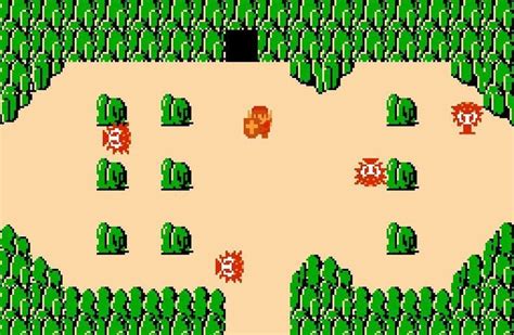 Legend of zelda nes cheats map