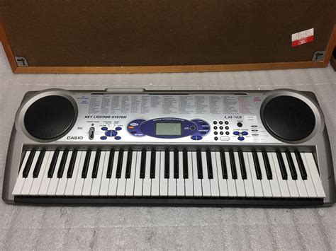 CASIO LK-43 DIGITAL 61 Key Lighted MIDI Teaching Keyboard TESTED, AC Adapter $49.99 - PicClick