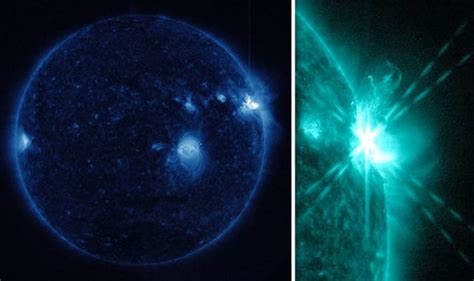 NASA captures STUNNING images of solar flares | Science | News ...