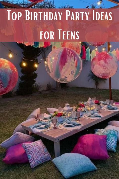 Top Birthday Party Ideas for Teens - momma teen