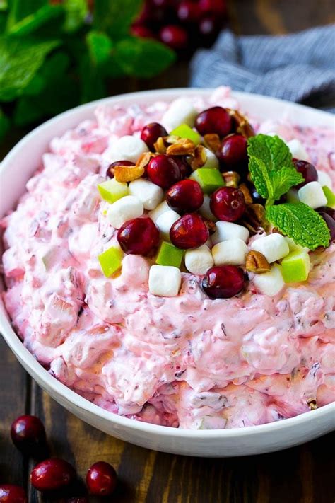 This creamy cranberry salad is a blend of fresh cranberries, pineapple ...