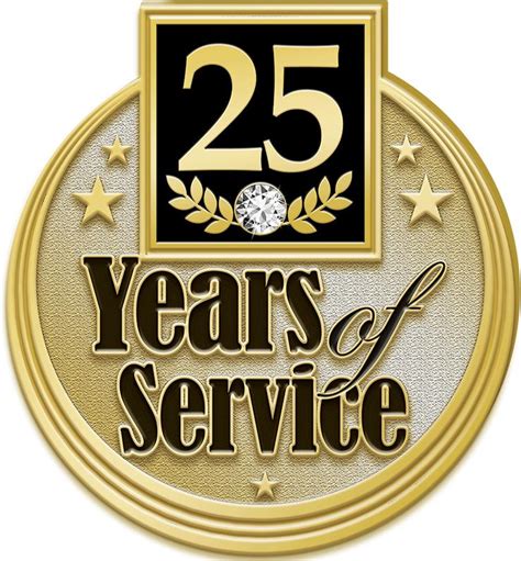 Years Service Pins | 25 Years Service Pin