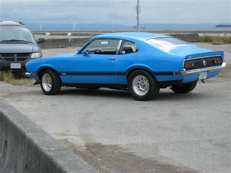 grabber blue ford maverick - she was in heaven...when she got this car ...