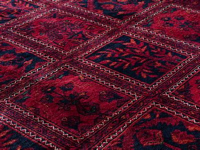 Royalty-Free photo: Red and blue floral area rug in low angle photography | PickPik