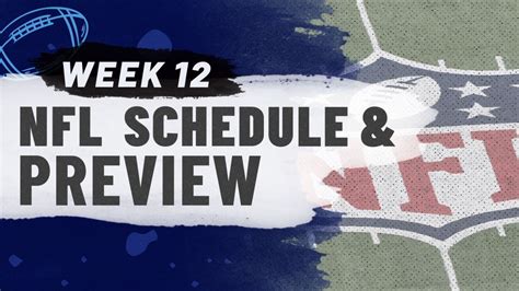 NFL Week 12 schedule and key games to watch - Yahoo Sports