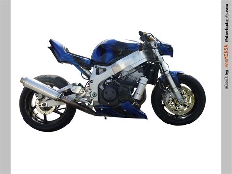 Honda CBR 900 Blue Robot right - STOCK by resMENSA on DeviantArt