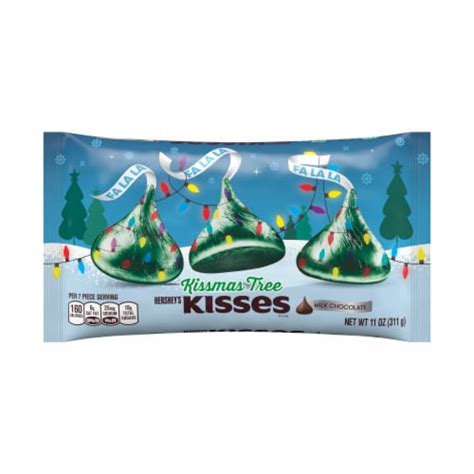 Hershey's Kisses Kissmas Tree Milk Chocolate Holiday Candy, 11 oz ...