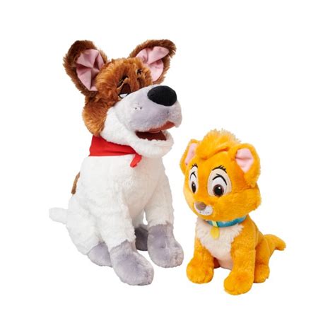 Oliver and Dodger Plush Set – Oliver & Company – Disney100 – Medium 12 ...