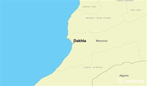 Where is Dakhla, Morocco? / Dakhla, Oued ed Dahab-Lagouira Map ...