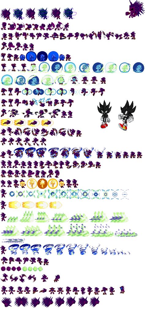 Semi Darkspine Sonic 9 sprites by Phantom644 on DeviantArt