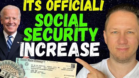 IT'S OFFICIAL! HISTORIC Social Security Increase Announced! SSI SSDI VA RRB Seniors Low Income ...